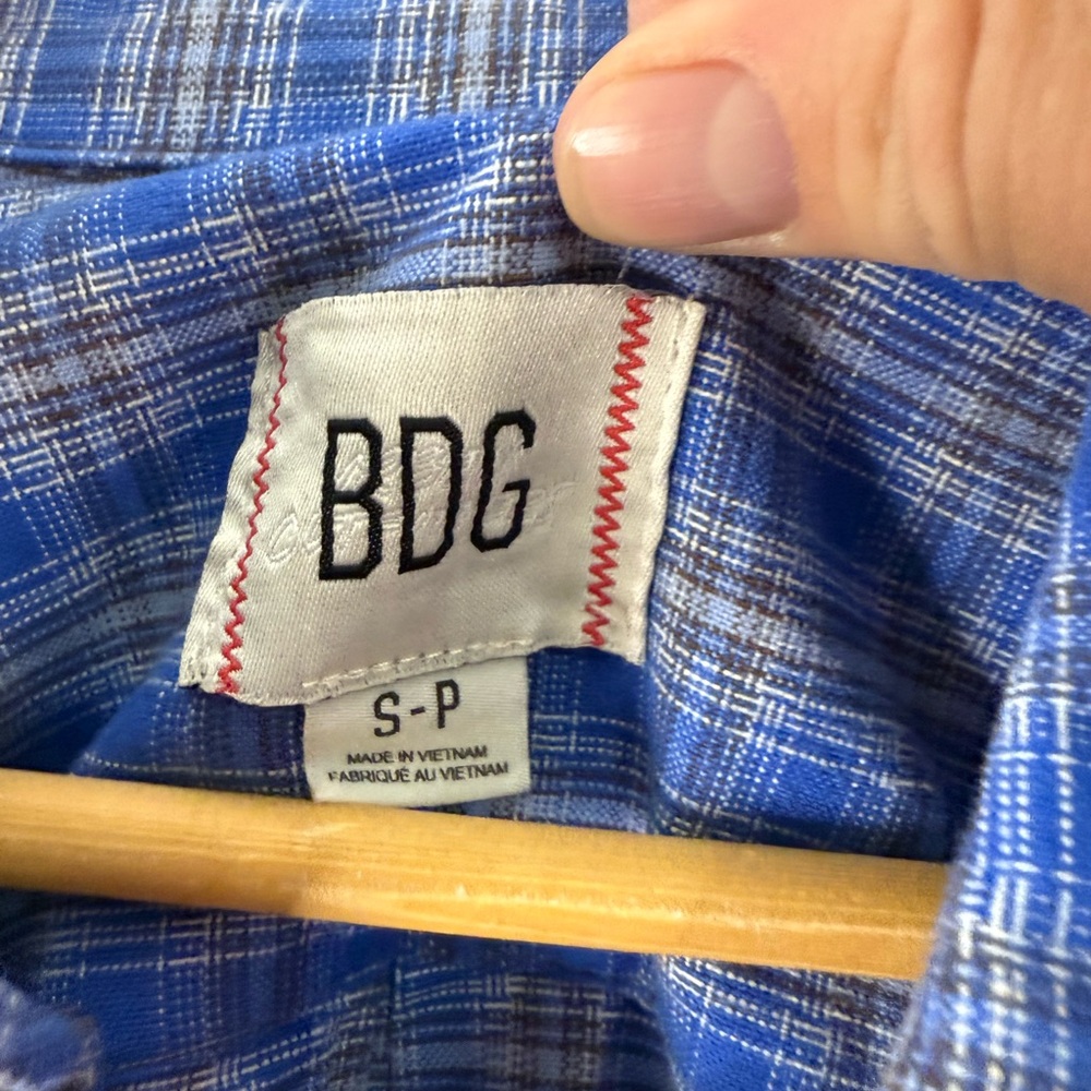 Bdg Patchwork Plaid Oversized Button Down Shirt W… - image 7